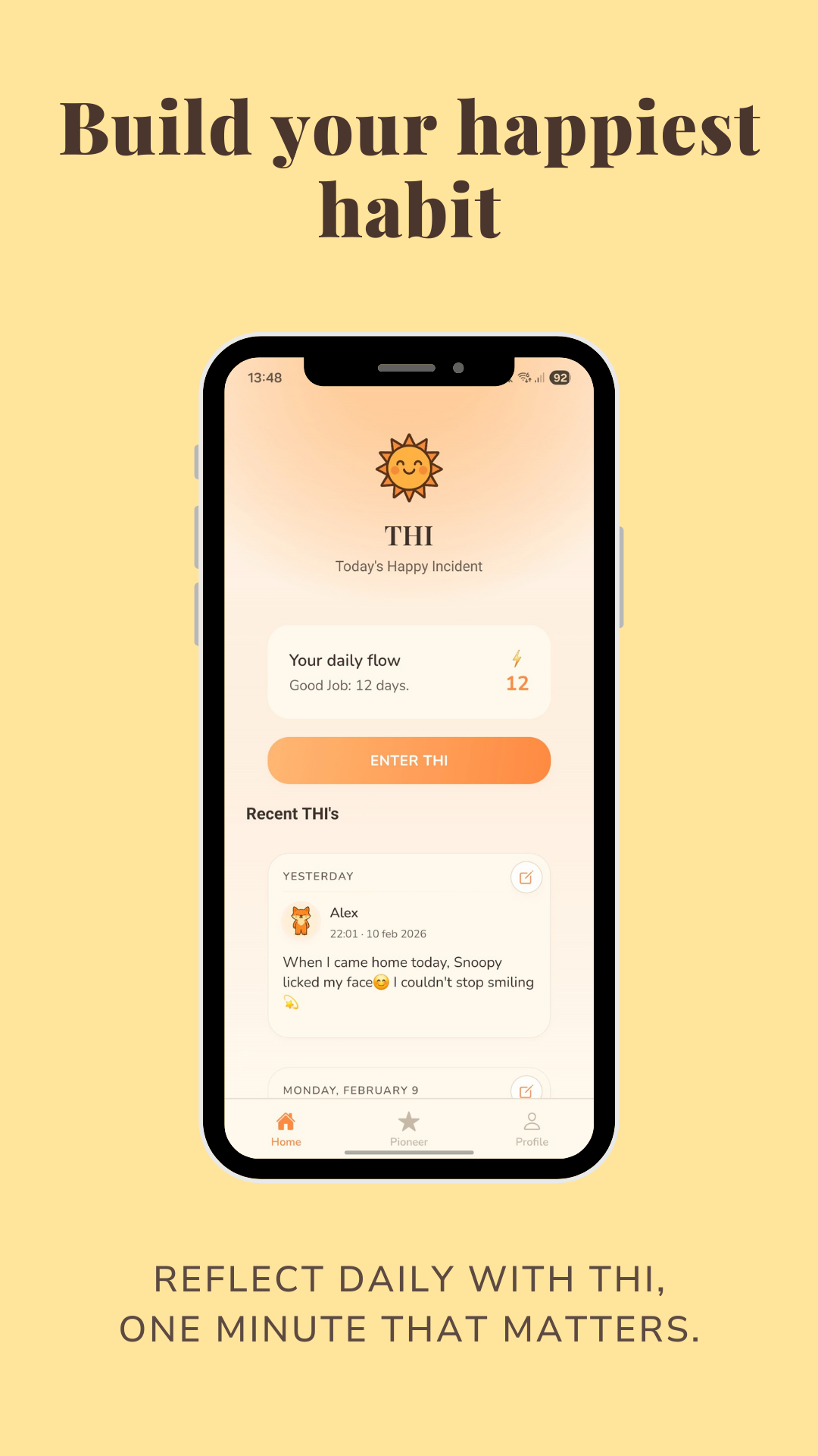 THI app screenshot 1